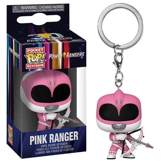 Mighty Morphin Power Rangers 30th- Pink Ranger - Funko Pop! Keychain: - Merchandise - FUNKO UK LTD - 0889698721516 - August 23, 2023