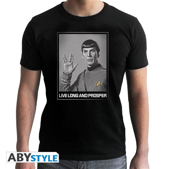 Cover for T-Shirt Männer · STAR TREK - Tshirt Spock man SS black - new fit* (MERCH)