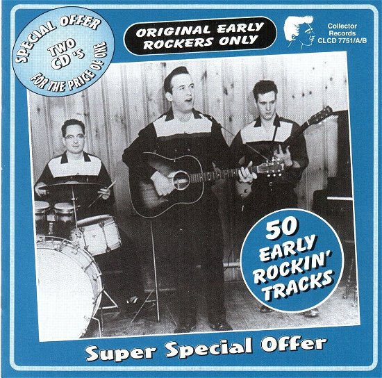 Cover for 50 Early Rockin' Tracks (CD) (2000)