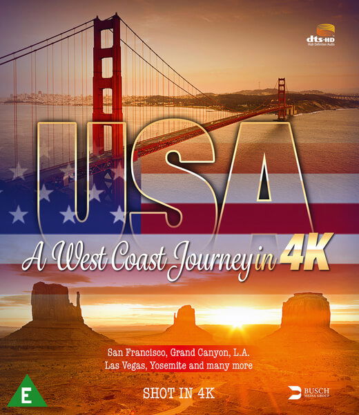 USA - A West Coast Journey In - USA  a West Coast Journey in 4k - Movies - Busch Media Group - 4260080325516 - August 1, 2016