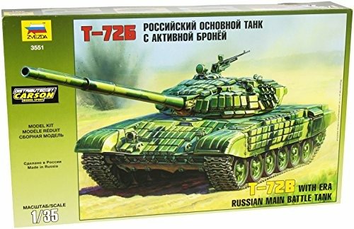 Zvezda - 1/35 T-72 W/era - Zvezda - Marchandise -  - 4600327035516 - 