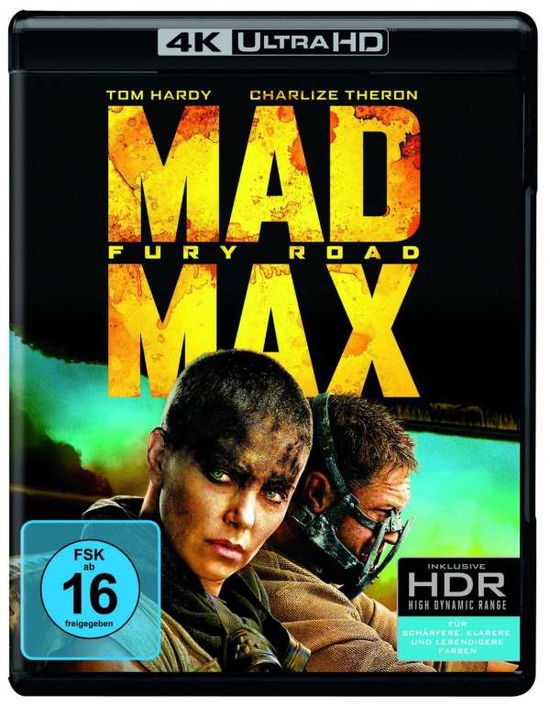 Cover for Tom Hardy,charlize Theron,nicholas Hoult · Mad Max: Fury Road (4K Ultra HD) (2016)