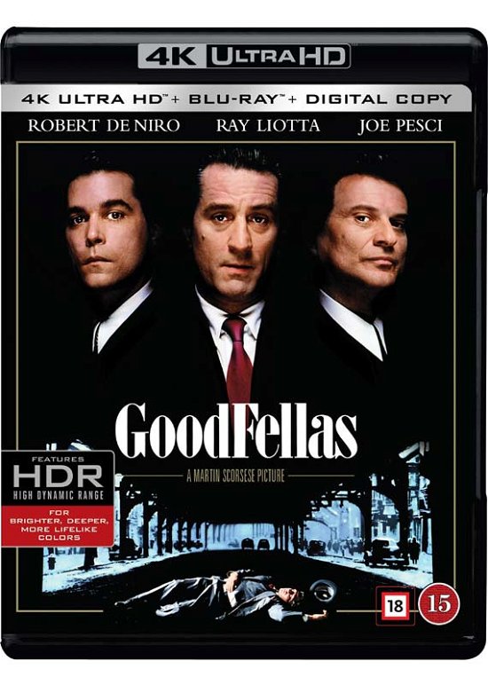 Cover for Robert De Niro / Ray Liotta / Joe Pesci · Goodfellas (4K Ultra HD/BD) (2016)