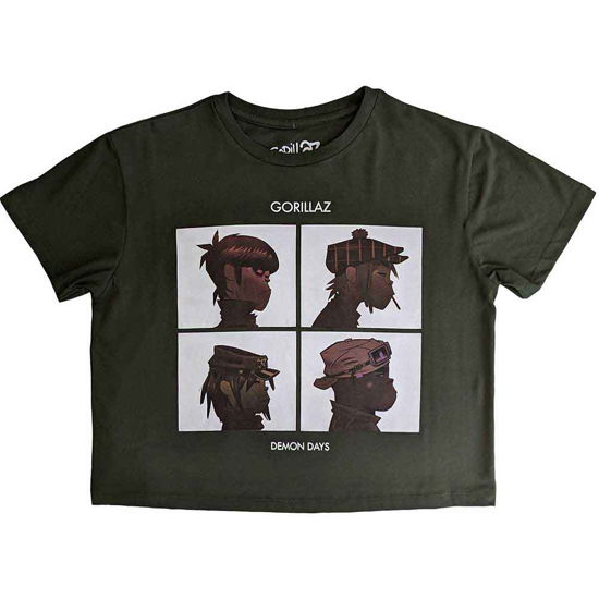 Gorillaz Ladies Crop Top: Demon Days - Gorillaz - Merchandise -  - 5056561079516 - 