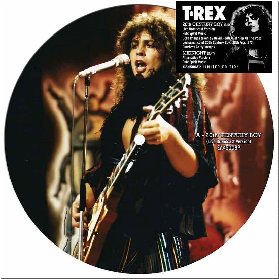 Cover for T. Rex · 20th Century Boy (Broadcast Version) / Midnight (VINIL) [Broadcast edition] (2019)