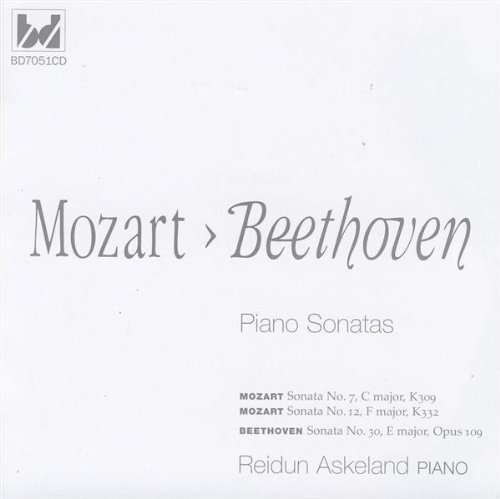 Mozart / Beethoven - Reidun Askeland - Musikk - BERGD - 7044280070516 - 13. oktober 2015