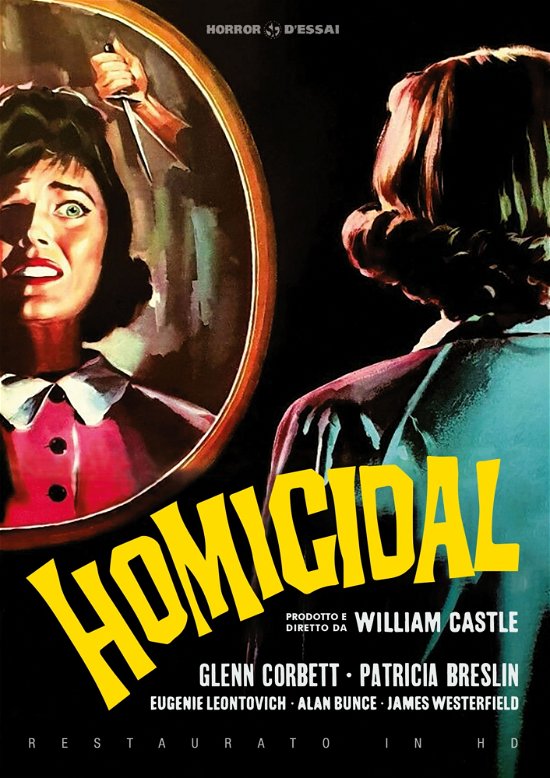 Homicidal (Restaurato in Hd) · Homicidal (Restaurato In Hd) (DVD) (2021)