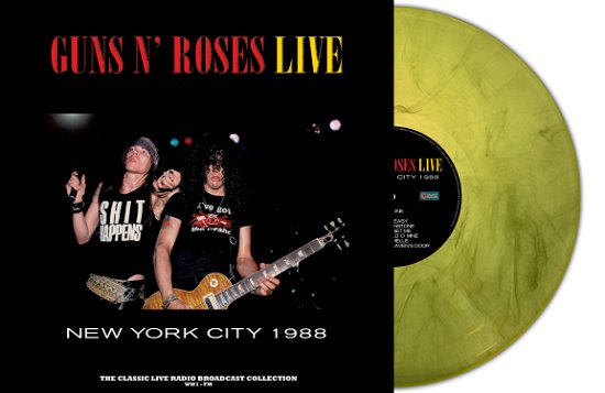 Cover for Guns 'N' Roses · Live In New York City 1988 (Marble Vinyl) (LP) (2022)
