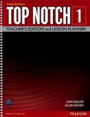 Cover for Joan Saslow · Top Notch 1 3/e Tg &amp; Lesson Planner 381051 (Pocketbok) (2015)