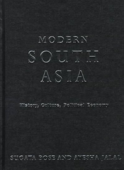 Cover for Sugata Bose · Modern South Asia: History, Culture, Political Economy (Hardcover Book) (1998)