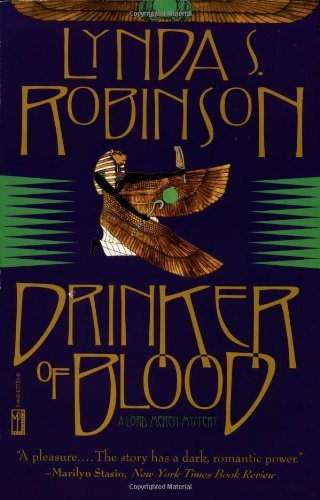 Cover for Lynda S. Robinson · Drinker of Blood (Lord Meren Mysteries) (Paperback Book) (2001)