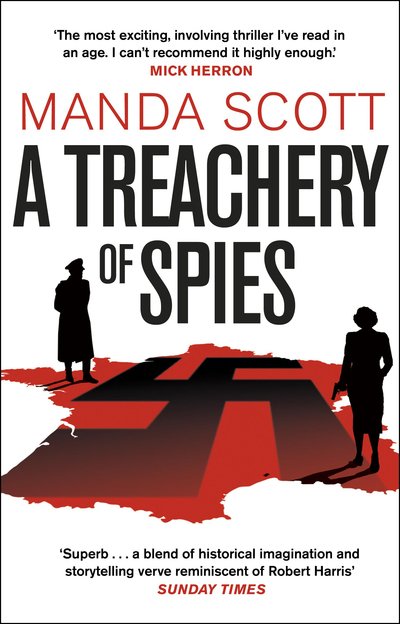 Cover for Manda Scott · A Treachery of Spies: The Sunday Times Thriller of the Month (Paperback Bog) (2019)