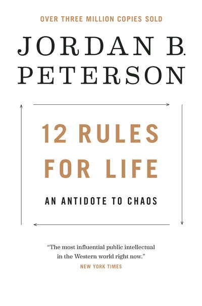 Cover for Jordan B. Peterson · 12 Rules for Life: An Antidote to Chaos (Pocketbok) (2019)