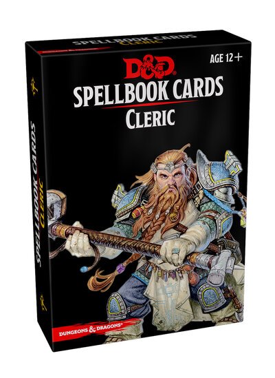 Cover for Spellbook Cards Cleric (SPEL) (2018)