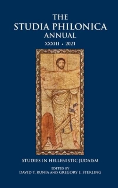 Cover for Society of Biblical Literature · The Studia Philonica Annual XXXIII, 2021 (Gebundenes Buch) (2021)