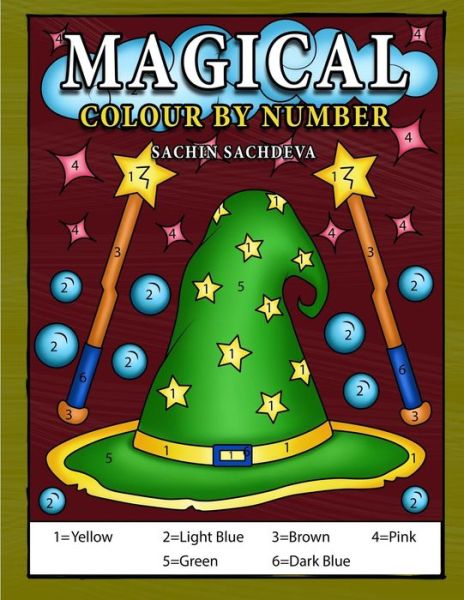 Cover for Sachin Sachdeva · Magical Colour by Number (Paperback Book) (2019)