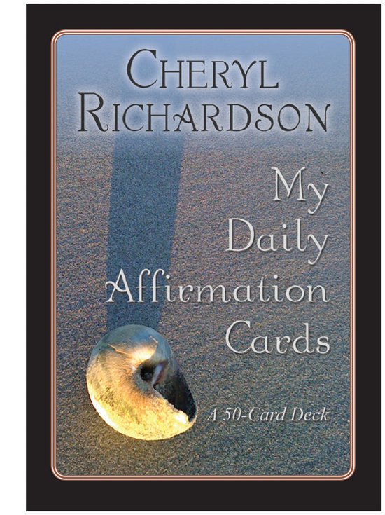 Cover for Cheryl Richardson · My daily affirmation cards (Cards) (2010)