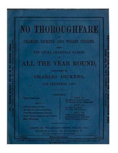 Cover for Dickens · No thoroughfare (1867) by Charles Dickens &amp; Wilkie Collins (Paperback Bog) (2015)