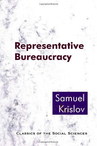 Cover for Samuel Krislov · Representative Bureaucracy (Paperback Book) (2012)