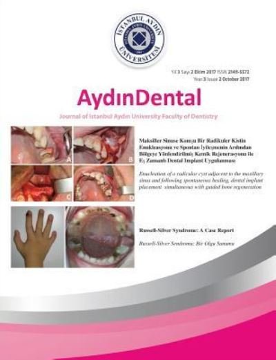 Cover for Zeynep Akyar · Aydin Dental (Paperback Bog) (2018)