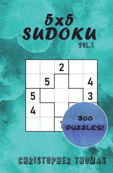 Cover for Christopher Thomas · 5x5 Sudoku Vol.1 (Pocketbok) (2018)