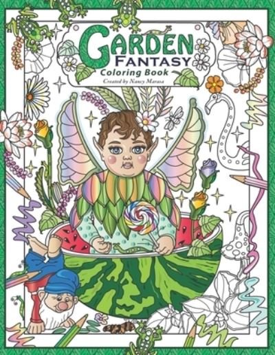 Cover for Nancy Marasa · Garden Fantasy Coloring Book (Paperback Bog) (2018)