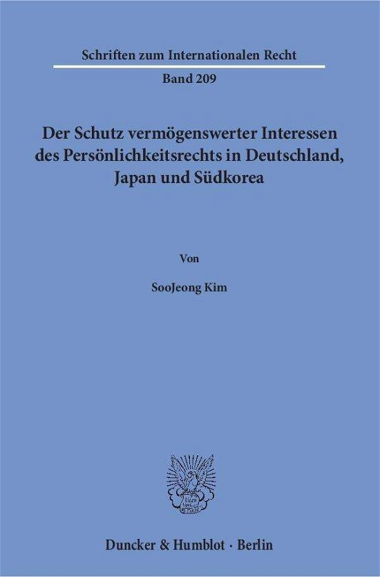 Cover for Kim · Der Schutz vermögenswerter Interess (Book) (2016)
