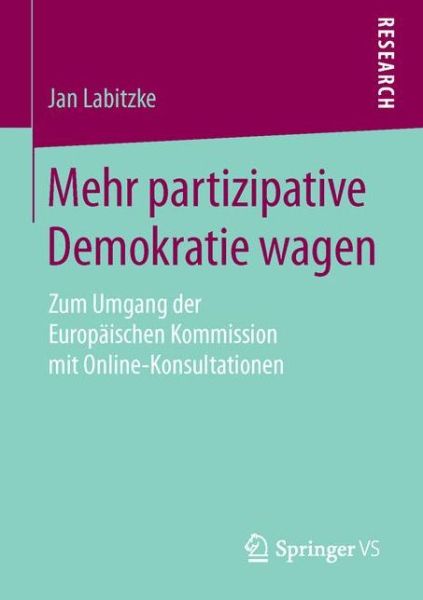 Cover for Labitzke · Mehr partizipative Demokratie (Book) (2015)