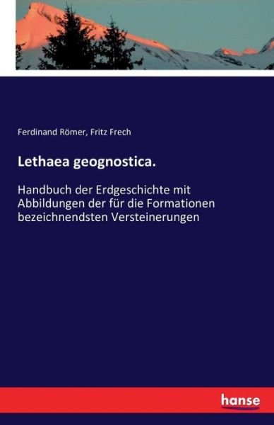 Cover for Römer · Lethaea geognostica. (Book) (2016)