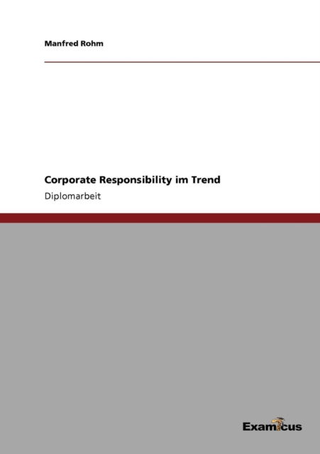 Cover for Manfred Rohm · Corporate Responsibility im Trend (Pocketbok) [German edition] (2012)
