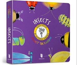 Cover for Katerina Taberko · Insects - Collect the rainbow (Board book) (2022)