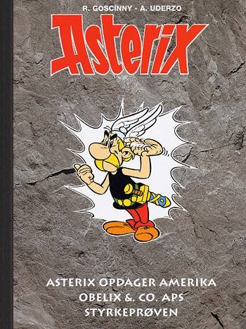 Cover for René Goscinny · Asterix nr 8 - den komplette samling Asterix opdager Amerika Obelix &amp; Co. Aps (Indbundet Bog) [1. udgave] (2002)
