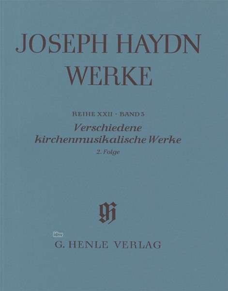 Cover for Haydn · Haydn:verschiedene Kirchenmusikalische (Bog)