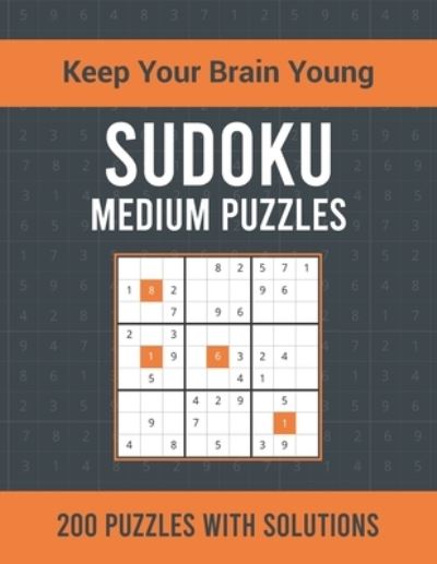 Cover for Asamsudo Press Publication · Sudoku Medium Puzzles (Paperback Book) (2021)