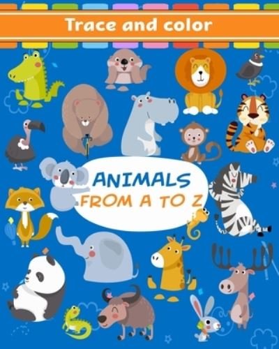Cover for Mezzo Fun Designs · Animals From A To Z (Pocketbok) (2020)