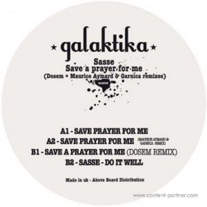 Cover for Sasse · Save a Prayer for Me (12&quot;) (2012)