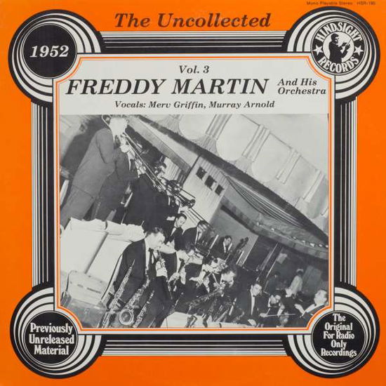 Cover for Martin,freddy &amp; Orchestra · Uncollected 3 (LP) (2015)