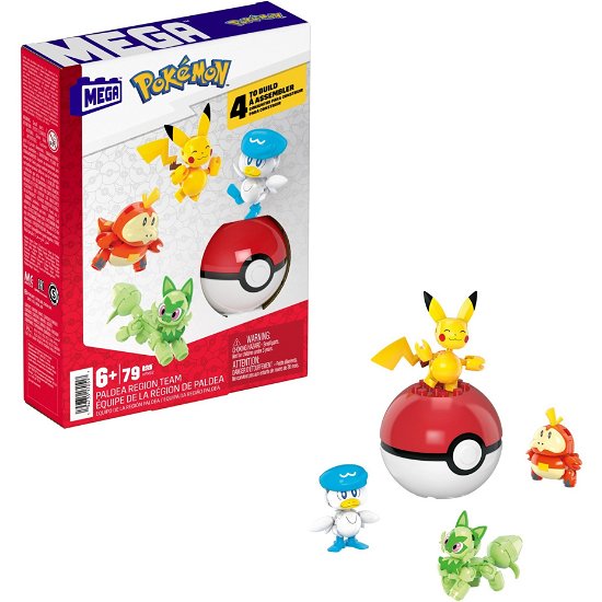 Cover for Mattel · Pokémon Mega Construx Bauset Paldea Region Team (Legetøj) (2023)