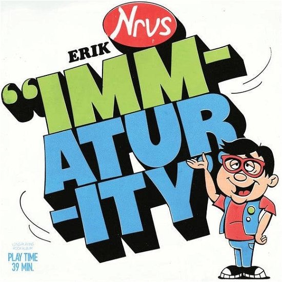 Cover for Erik Nervous · Immaturity (LP) (2024)