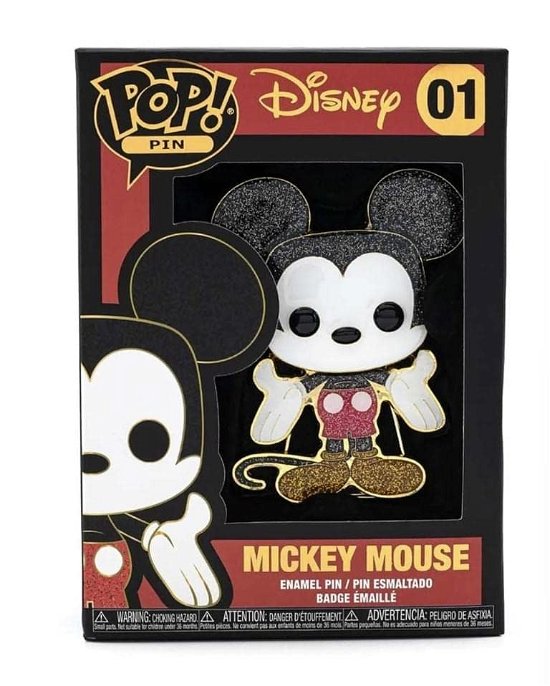Funko POP Pin Disney Enamel Pin  Mickey Mouse - Funko POP Pin Disney Enamel Pin  Mickey Mouse - Merchandise - FUNKO UK LTD - 0671803312517 - 31 maj 2021