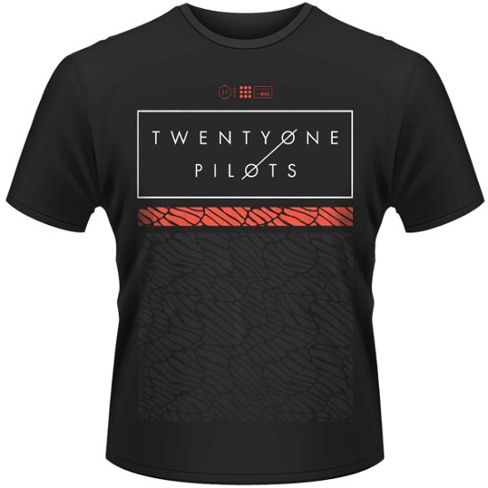 Cover for Twenty One Pilots · Twenty One Pilots: Scale Pattern Strip (T-Shirt Unisex Tg. XL) (T-shirt) [size XL] [Black edition] (2015)