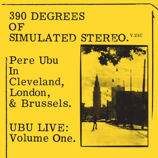 Cover for Pere Ubu · RSD 2021 - 390 of Simulated Stereo V.21c (Yellow) (LP) [Coloured edition] (2021)