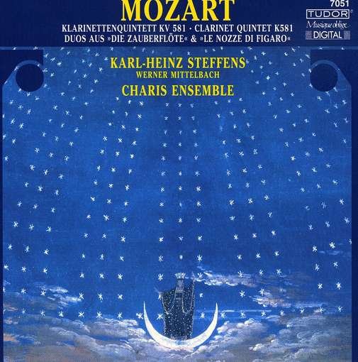 Cover for Mozart / Steffens / Mittelbach / Charis Ensemble · Quintet Kv 581 Duos from Diezauberflote Kv 620 (CD) (2009)