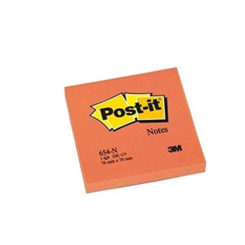 Cover for 3M Post-it · 3M Post-it - 100 Foglietti Post-it Colore Arancio Neon 76x76mm (6 pz) (MERCH)