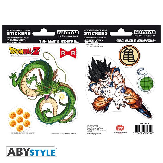 Cover for Dragon Ball · DRAGON BALL - Stickers - 16x11cm / 2 Sheets - DBZ/ (MERCH) (2019)