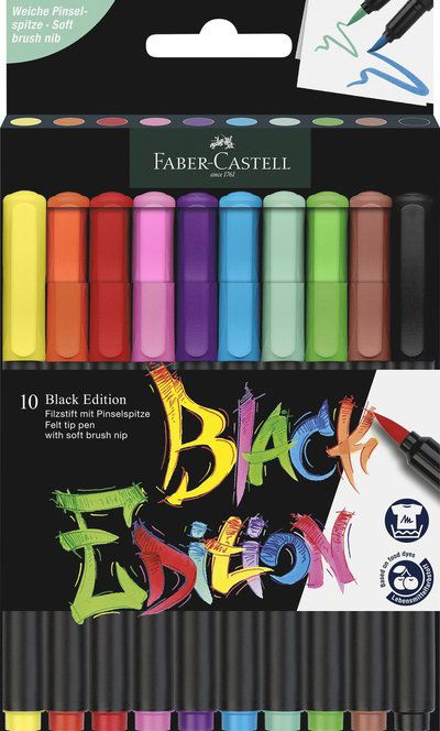 Cover for Faber-castell · Filzstift Black Edition 10er Etui (N/A)