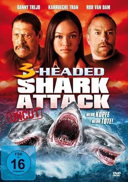 Cover for Danny Trejo / Jena Sims / Karrueche Tran · 3-headed Shark Attack: Mehr Köpfe-mehr Tote (Uncut (DVD) (2015)