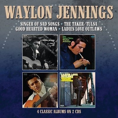 Cover for Waylon Jennings · Singer Of Sad Songs / The Taker-Tulsa / Good Hearted Woman / Ladies Love Outlaws (CD) [Japan Import edition] (2021)
