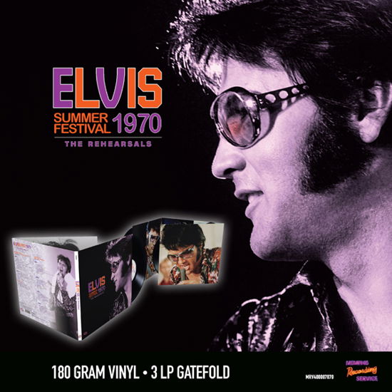 Summer Festival 1970 - the Rehearsals (3lp-180g) - Elvis Presley - Musik - MEMPHIS RECORDING SERVICE - 5024545925517 - 2. Juli 2021