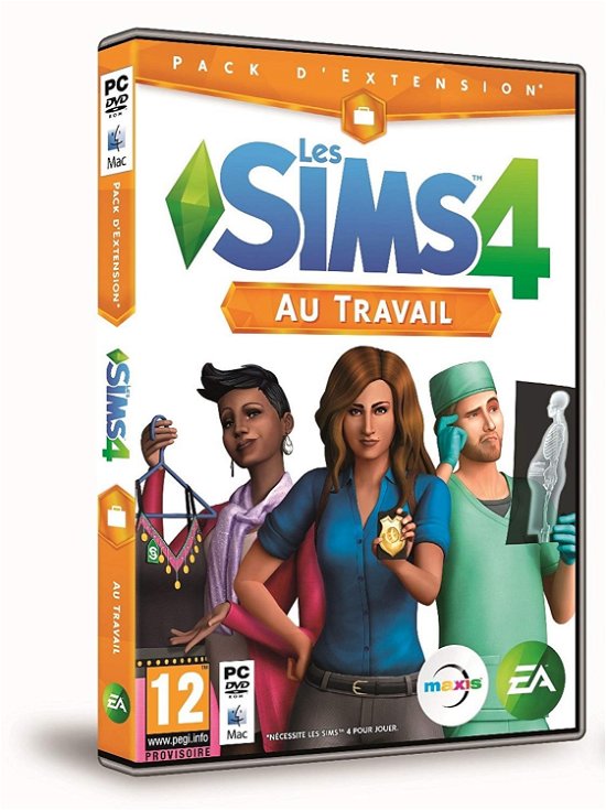 Cover for Sims 4 · Aan Het Werk (PC)